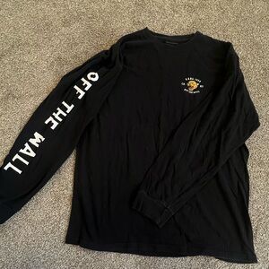 Vans Black Long Sleeve Men's Shirt